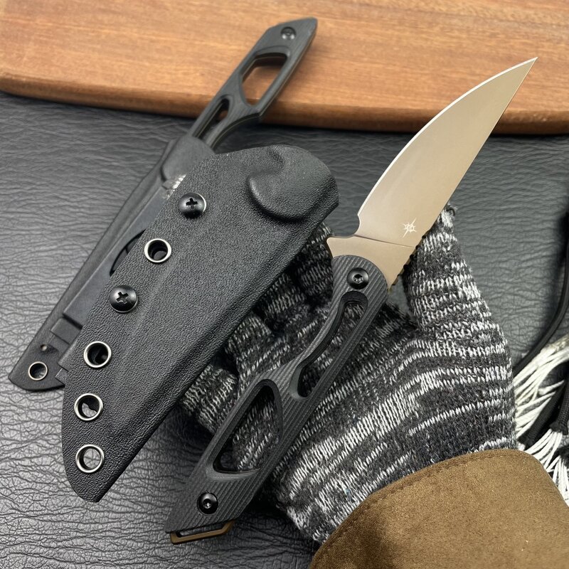 Fixed Blade Knife Factory - Customizable M390 Steel Integral Handle Tactical