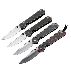 Folding Knife Factory - Chris Reeves Style 8cr13mov Carbon Fiber