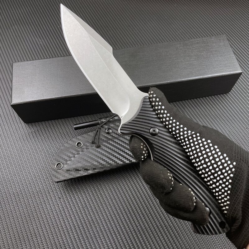 Fixed Blade Knife Supplier - Customizable 1012 8CR14mov Steel G10 Handle