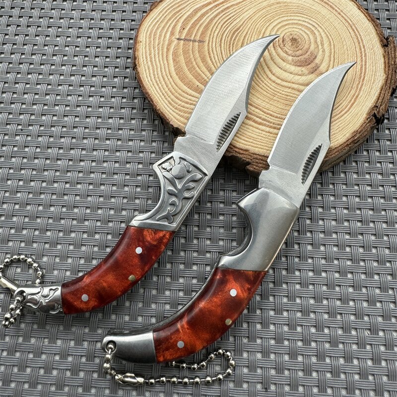 Mini Folding Knife Factory - Wood Handle Outdoor Survival Hunting