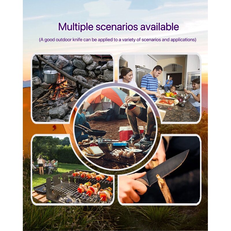 Fixed Blade Knife Factory - Redesign Damascus Steel Hunting Tactical