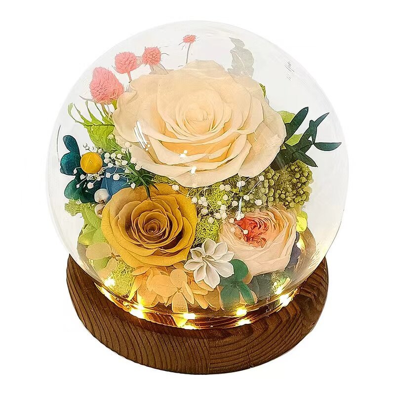 Preserved Rose Dome Factory - LED Gift for Anniversary