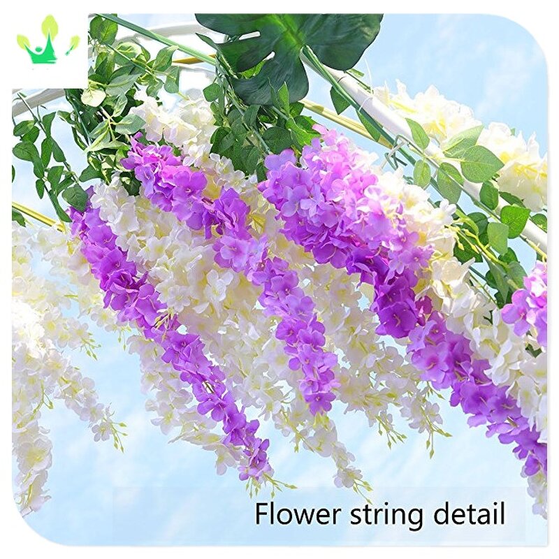 Realistic Wisteria Vine Factory - Silk Flower Plant