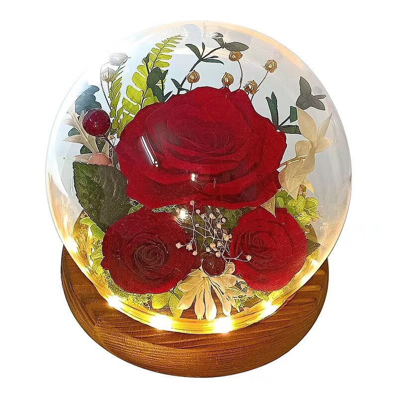 Preserved Rose Dome Factory - LED Gift for Anniversary