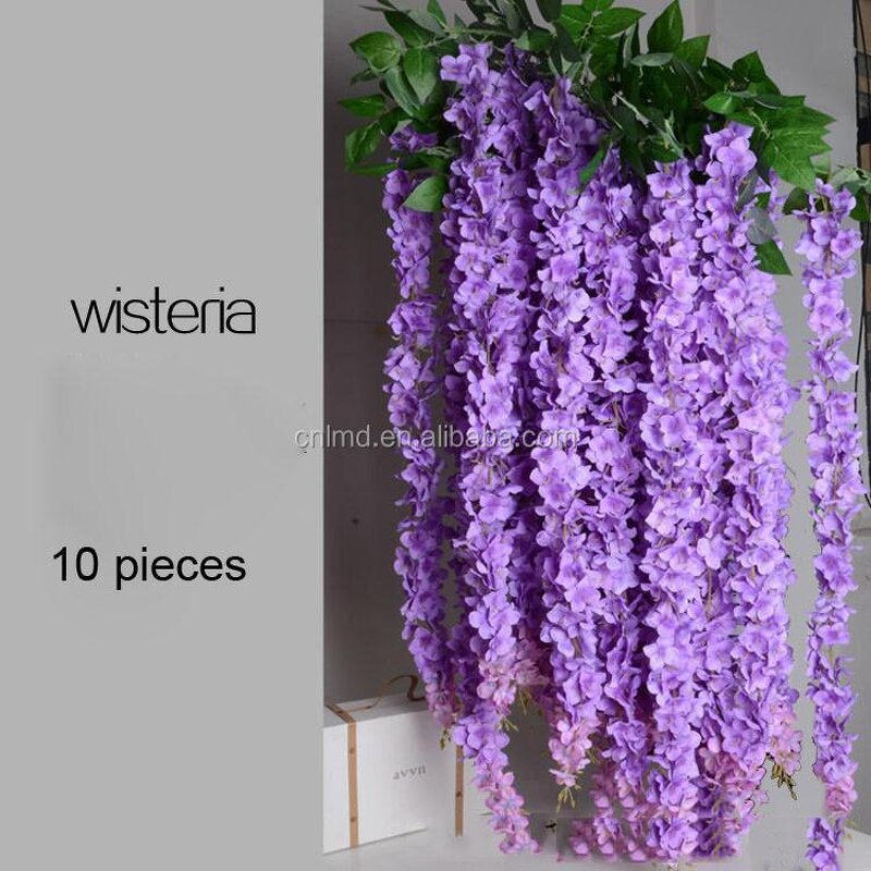 Artificial Wisteria Vine Factory - Silk Flower Garland