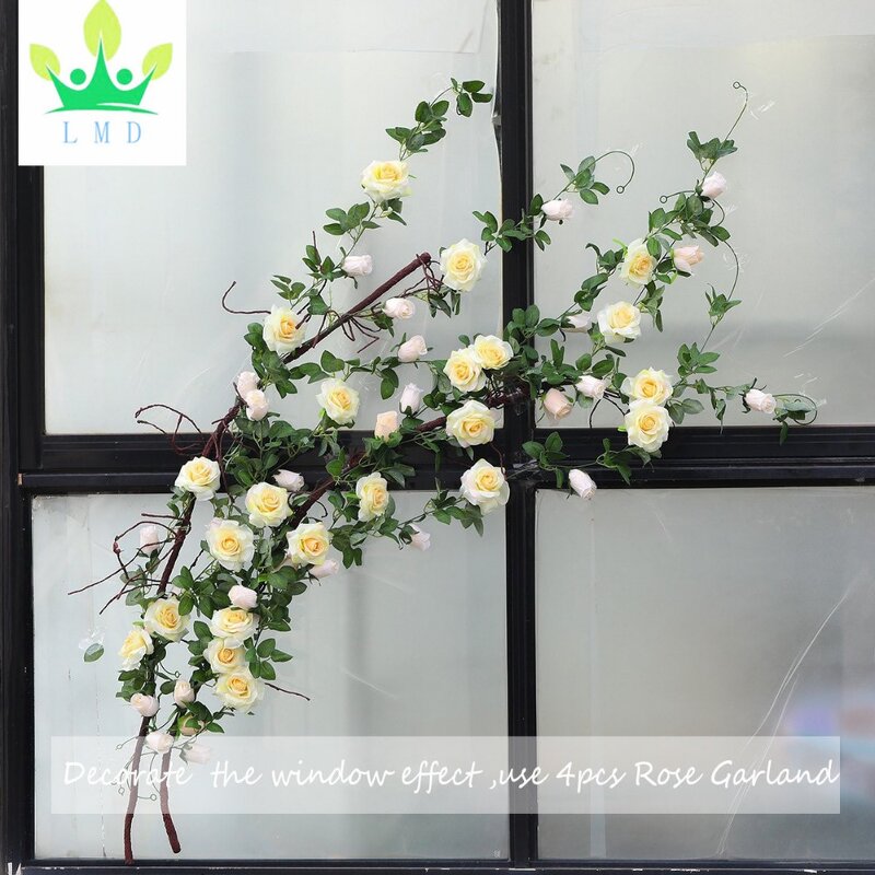 Artificial Rose Vine Factory - Hanging Garland Supplier