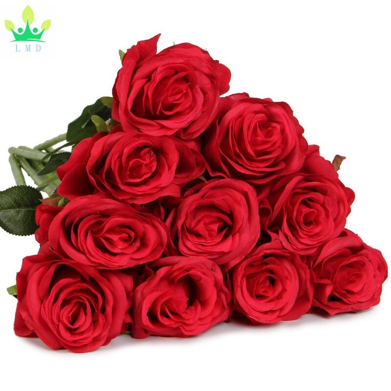 Artificial Silk Rose Factory - Coffee Color Bouquet