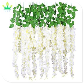 Artificial Hanging Garland Factory - Wisteria Vine Decor