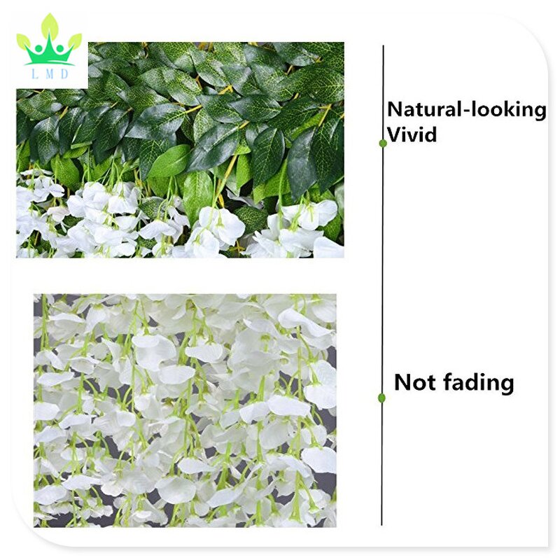 Artificial Silk Wisteria Factory - Real Looking Vine