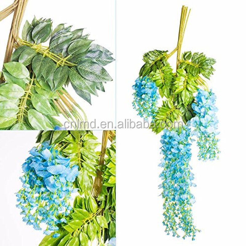 Artificial Wisteria Vine Factory - Silk Flower Garland