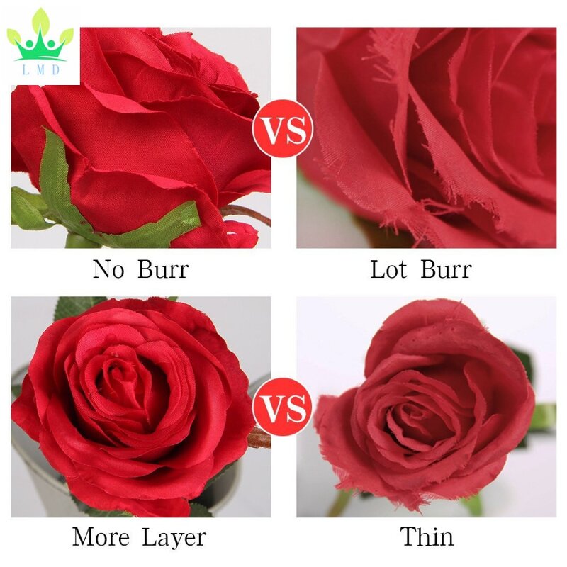 Artificial Silk Roses Factory - Real Touch Bouquet