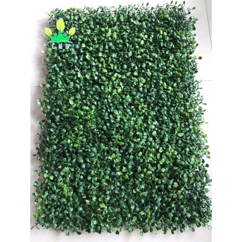 Artificial Greenery Panel Factory - UV Protection Boxwood