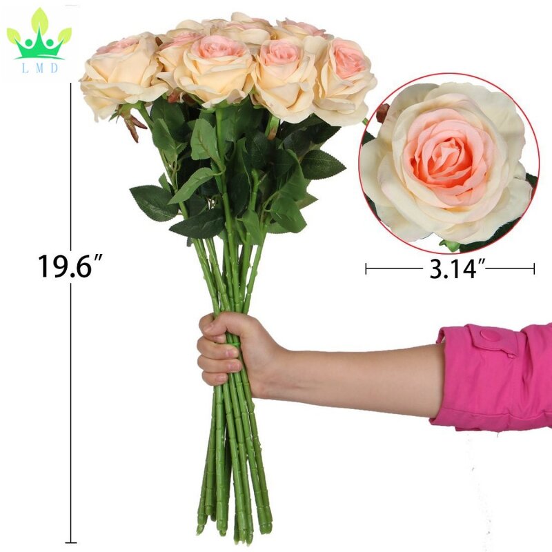 Artificial Silk Flowers Factory - Rose Bouquet Supplier