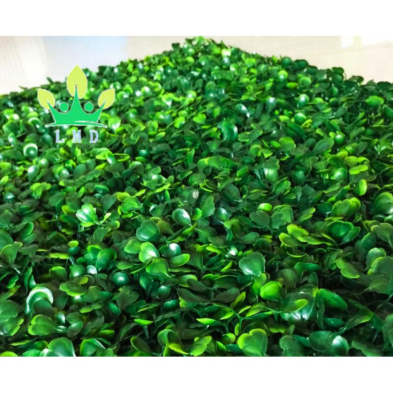 Artificial Greenery Panel Factory - UV Protection Boxwood