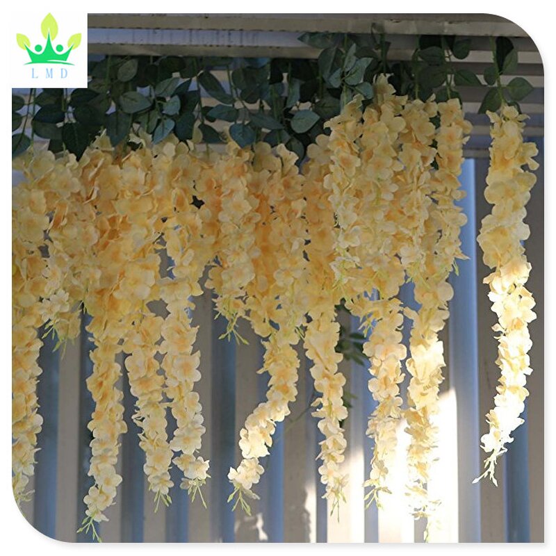 Artificial Rattan Vine Factory - Hanging Silk Flowers