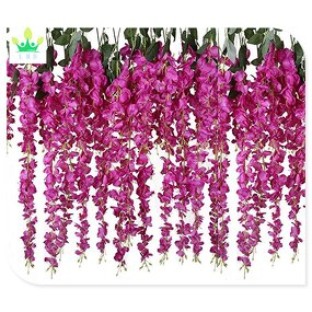 Realistic Wisteria Vine Factory - Silk Flower Plant