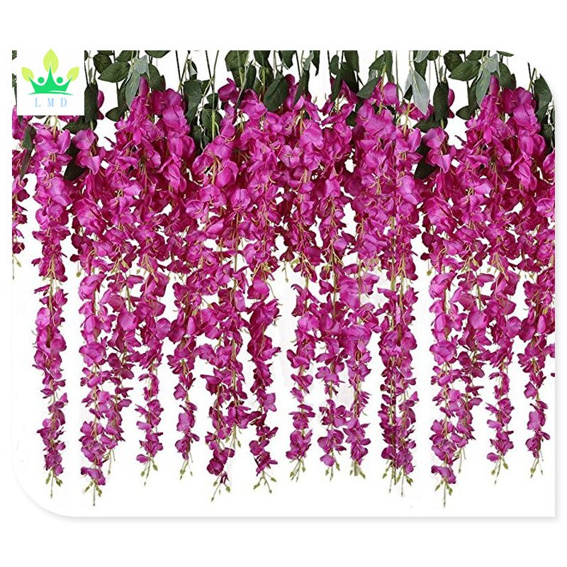 Realistic Wisteria Vine Factory - Silk Flower Plant