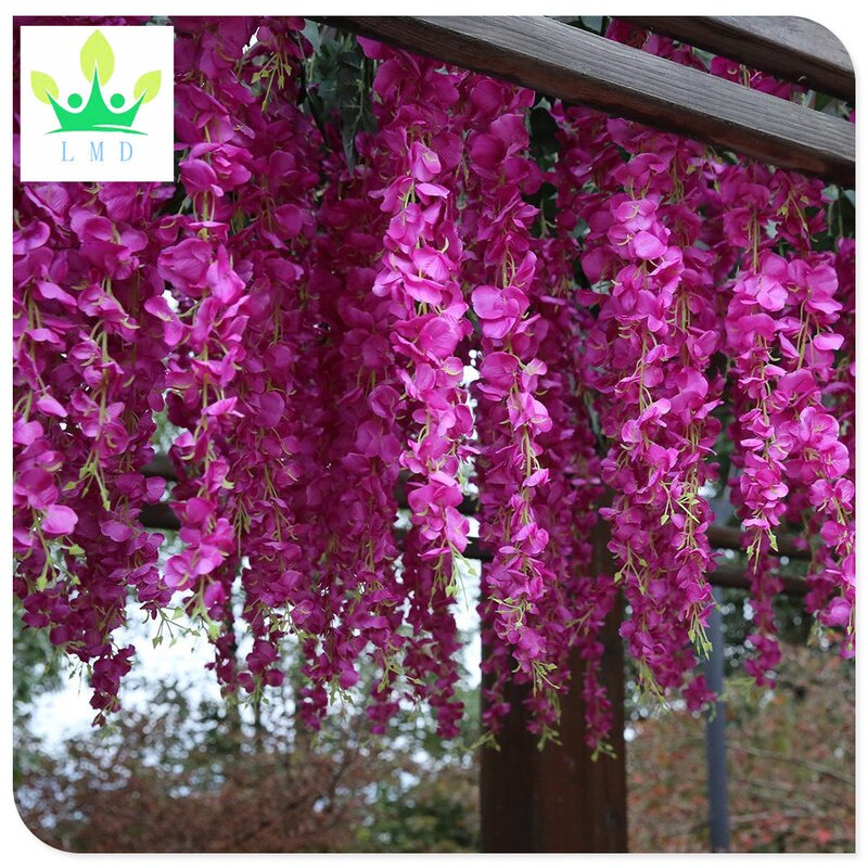 Artificial Wisteria Garland Factory - Wedding Arch Decor