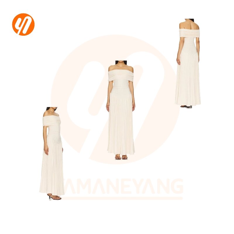 Evening Dress Factory - Custom Modest Wedding Gown Ruffles Decoration