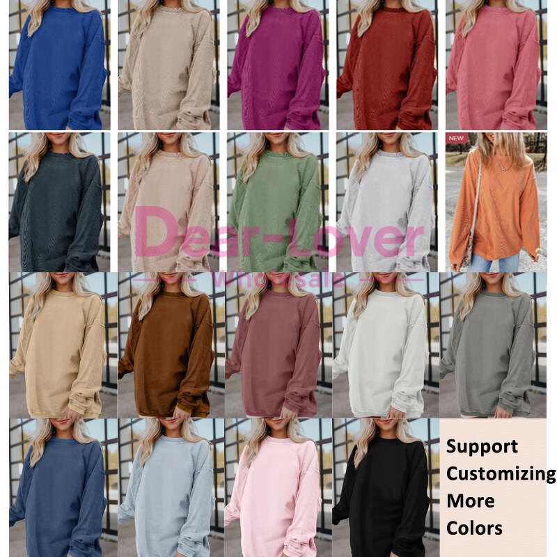 Crewneck Sweatshirt Factory - Custom LOGO OEM ODM Knitted Ribbed Blank