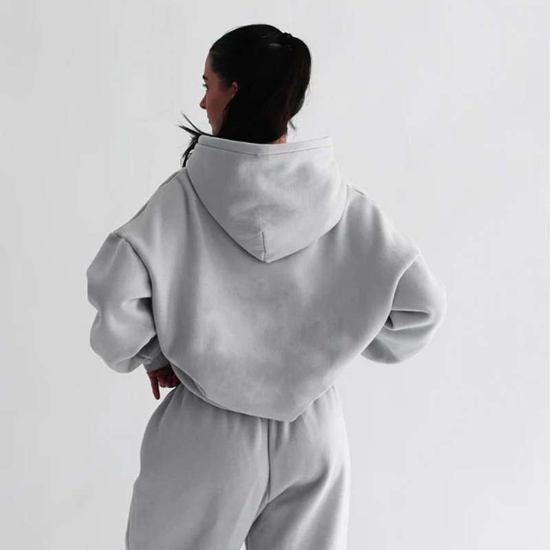 Hoodie Supplier - Oversize High Quality Polyester Fleece Drop Shoulder