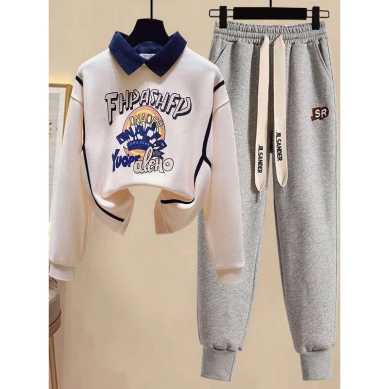 Jogging Set Factory - Women's Stacked Hoodie Spring Winter Leisure