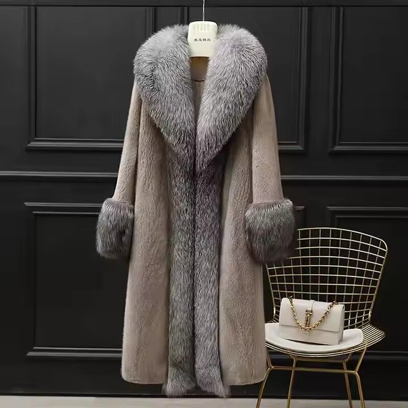 Fur Coat Supplier - Thick Imitation Fur Coat Women Loose Warm