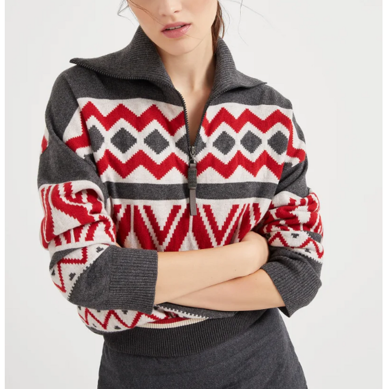 Women's Sweater Factory - Knitwear Casual Christmas Top Custom Winter