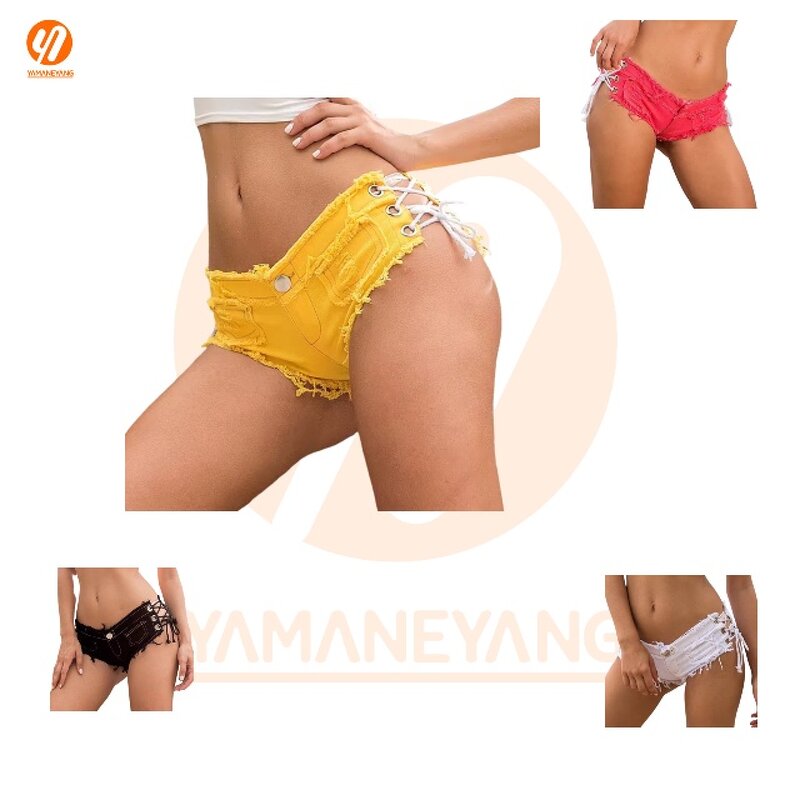 Denim Shorts Supplier - Spring Hot Sale Cross Embroidery Women