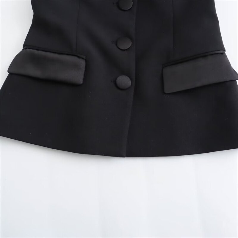 Women's Set Factory - Summer Versatile High Waist Satin Side Top Skirt