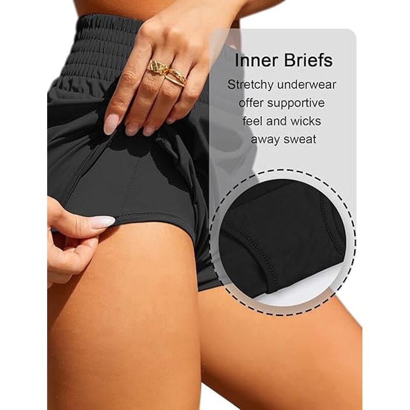 Gym Shorts Supplier - Workout Soccer Floral Panties Sets Running