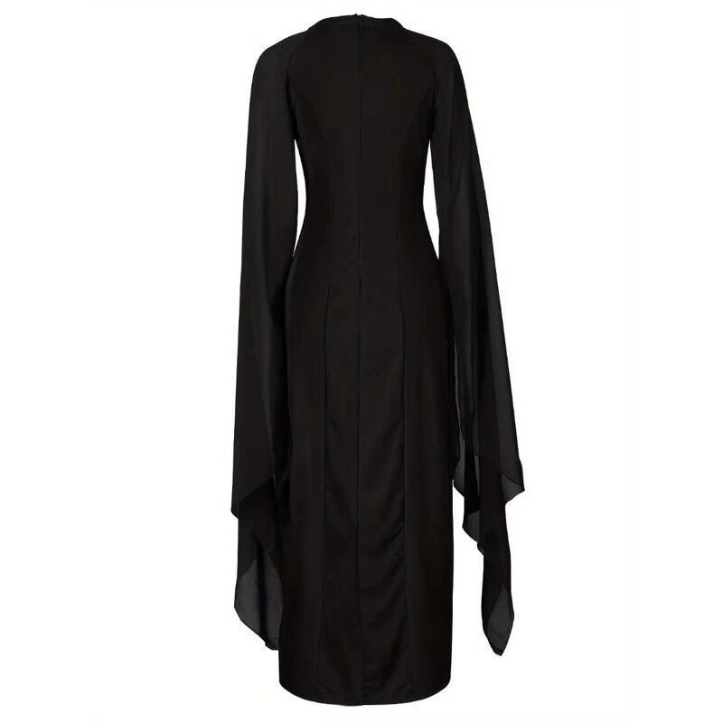 Sexy Dress Factory - Halterneck a Shape Sleeveless Maxi Long Casual Modest