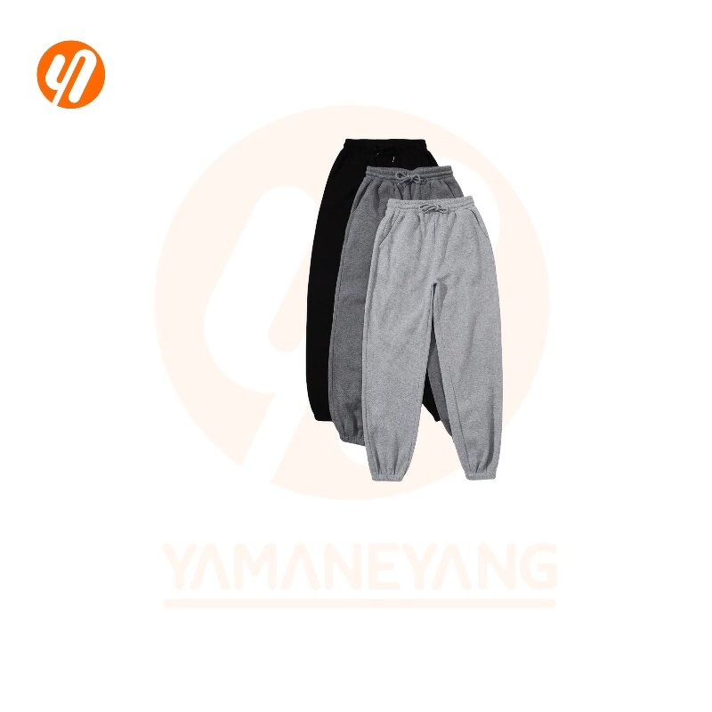 Jogger Pant Supplier - Custom Embroidery Heavyweight Cotton Drawstring
