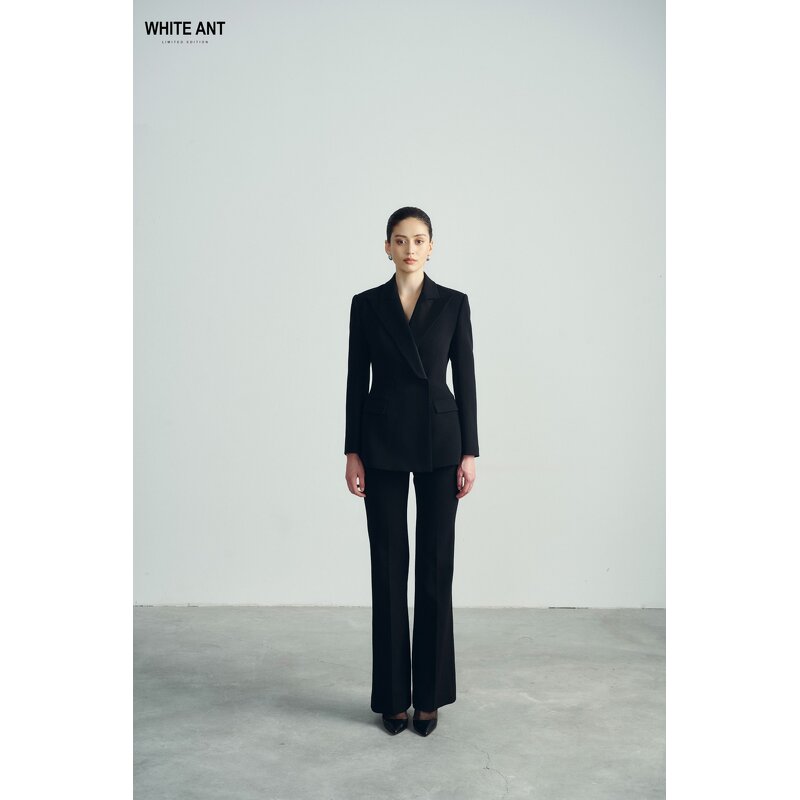 Women's Pants Supplier - High-waisted EUPHEMIA LONG PANTS Slightly Flared