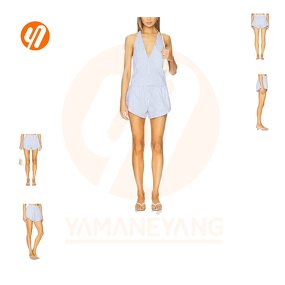 Boxer Shorts Factory - Casual Retro Loungewear Mid Waist Stripes Print