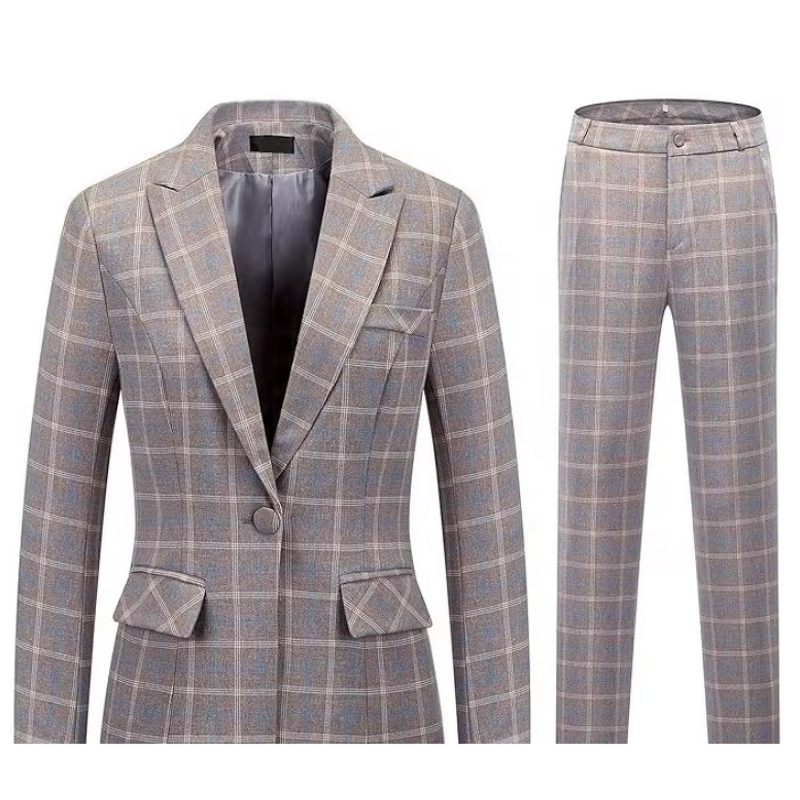 Women's Suit Factory - Two Piece Work Pant Suit Business Office