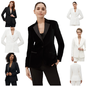 Blazer Factory - Women's Suits Matching Sets Two Piece Business