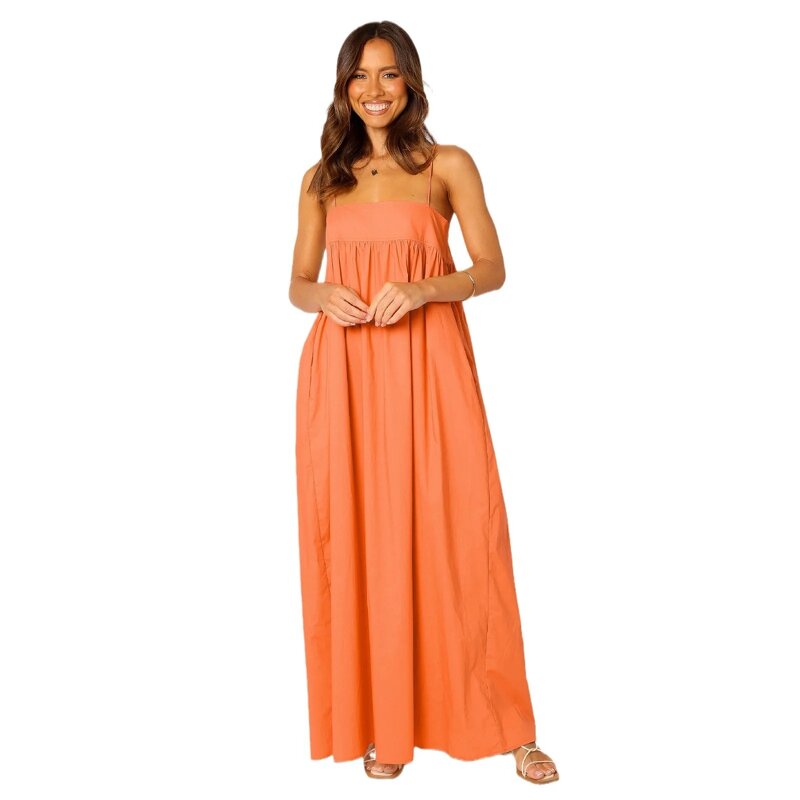 Maxi Dress Factory - Women's Winter Formal Satin Beach Dress 2024