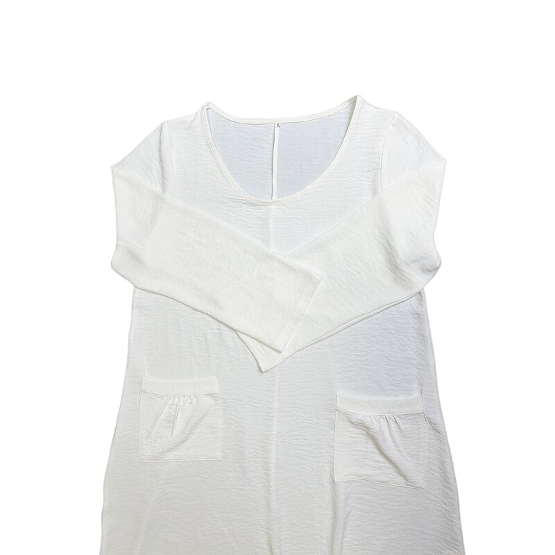 Linen Dress Supplier - Round Neck Loose Bohemia Long Casual Cotton Summer