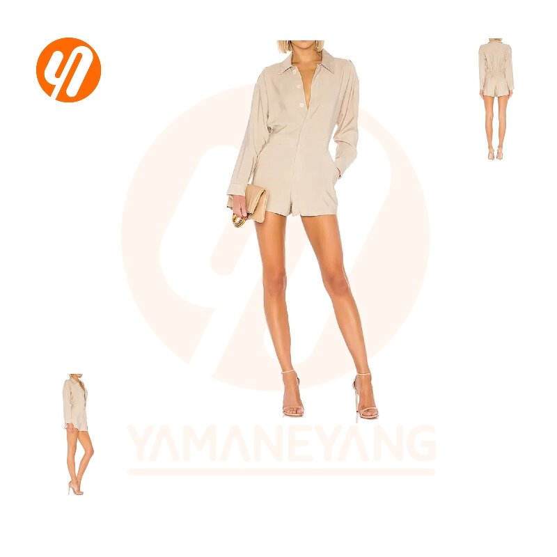 Bodycon Dress Supplier - Turn Down Collar Lace up Mini Dress