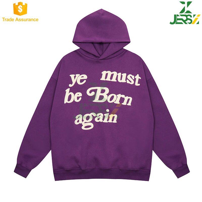 Hoodie Factory - OEM Puff Print Oversized Pullovers Trendy Hooded