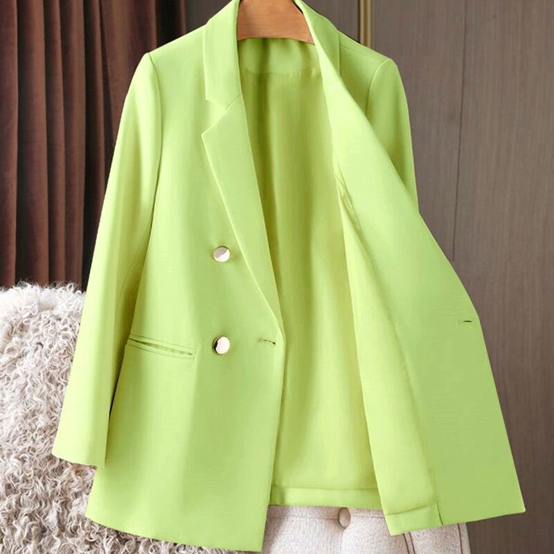 Blazer Top Supplier - Lapel Collar Luxury Button Plus Size Suit Coat