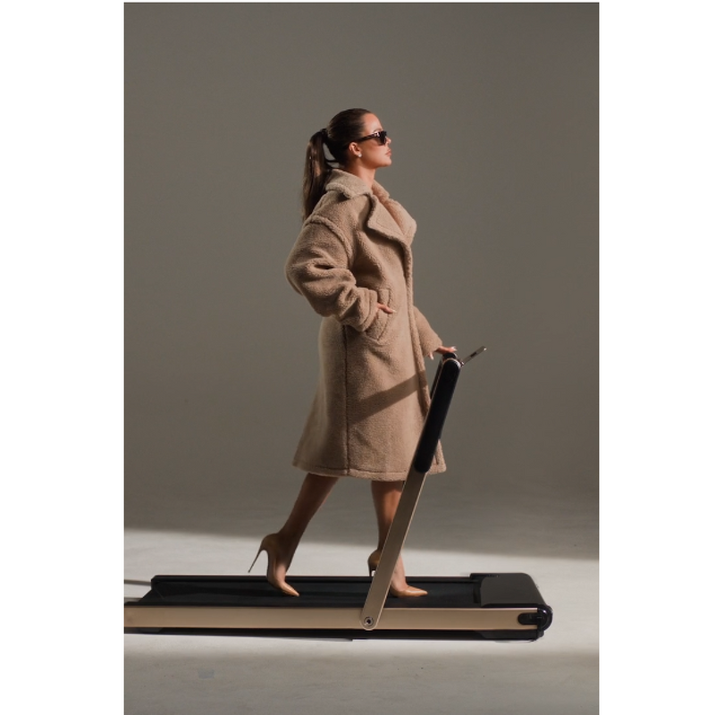 Fur Coat Factory - Women's Faux Long Brown V-neck Winter Warm Luxury