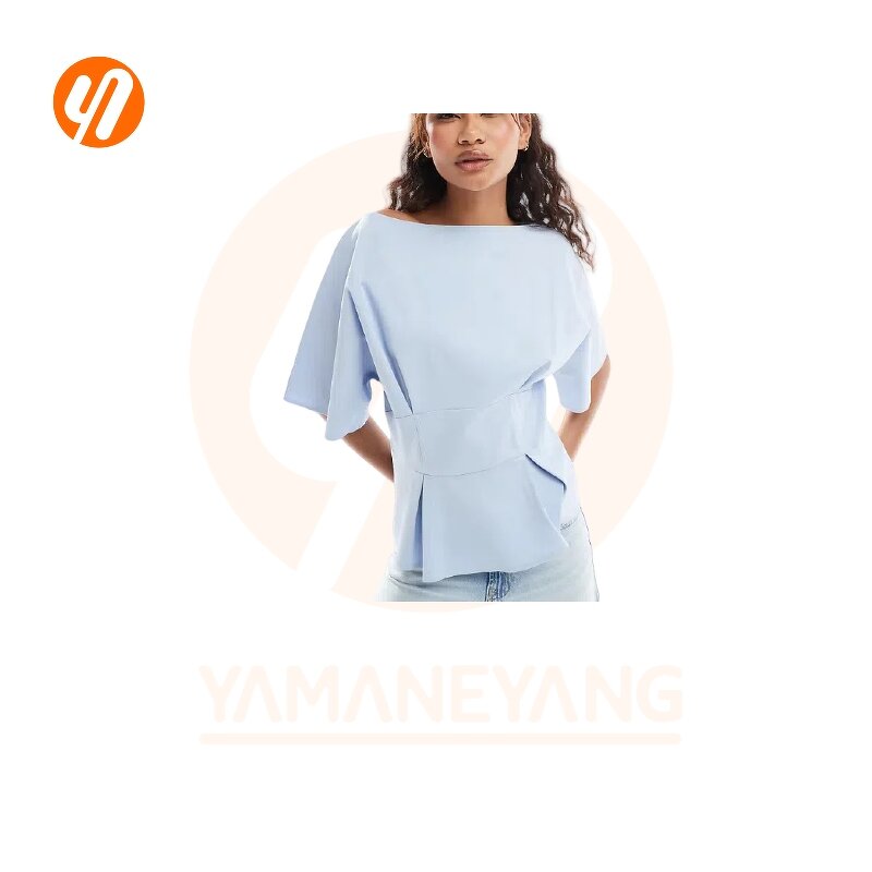 Blouse Supplier - Summer O Neck Sleeve Shirts Female Sleeveless