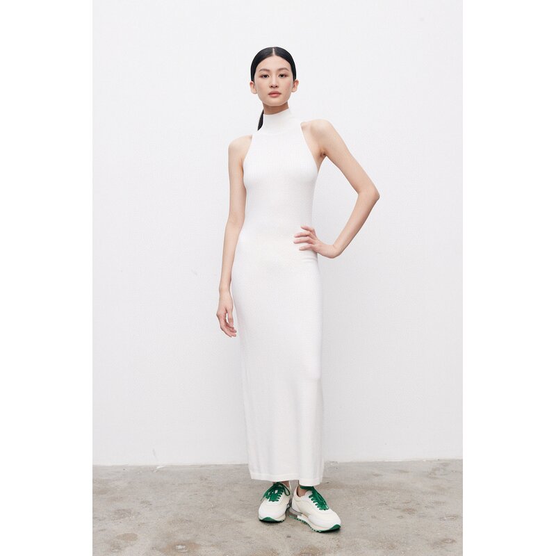 Sweatshirt Dress Supplier - Turtleneck Long Sleeve Casual Maxi Party Light