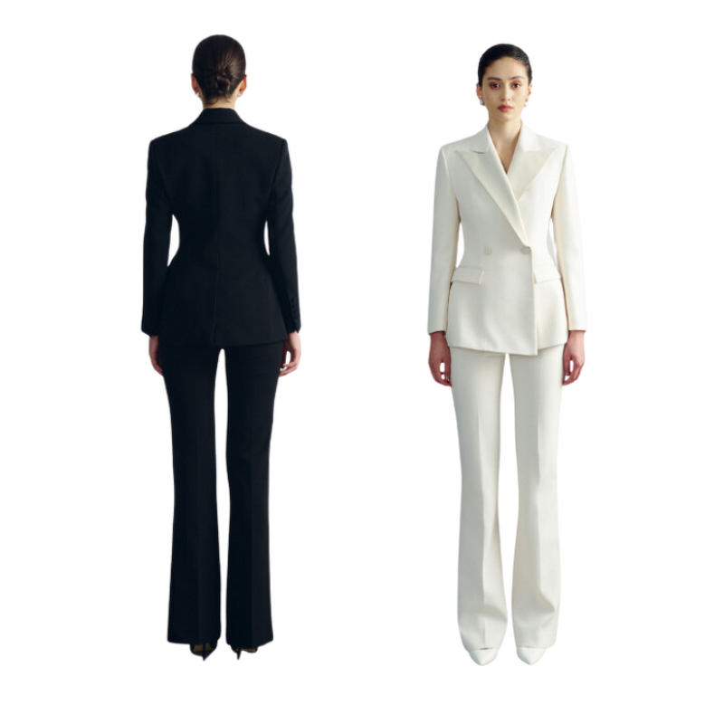 Women's Pants Supplier - High-waisted EUPHEMIA LONG PANTS Slightly Flared