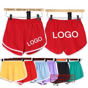 Women's Shorts Factory - Custom Logo Terry Cotton Low-waisted Hot Pants