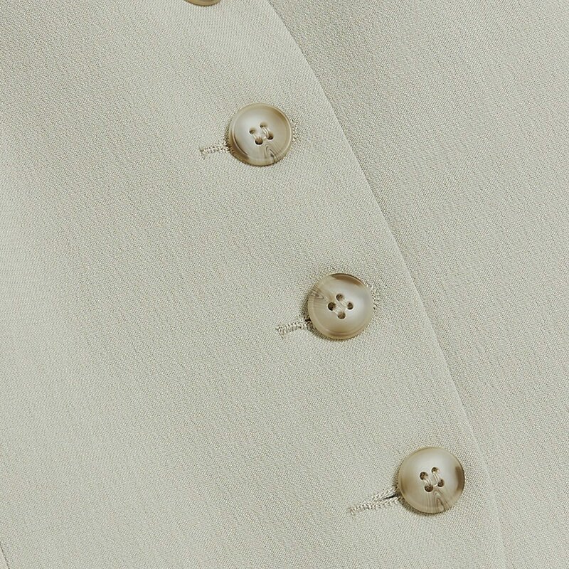 Jean Vest Factory - Cotton Sleeveless Jacket Fashion Checkered Gilet