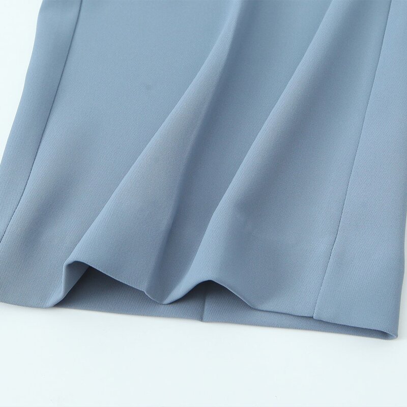 Women's Pants Supplier - 2025 Spring New Chic Megaphone Vintage High Waist