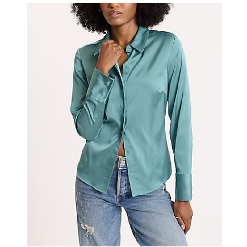 Women's Shirt Factory - Blouse Print on Demand Silk Linen Bohemian